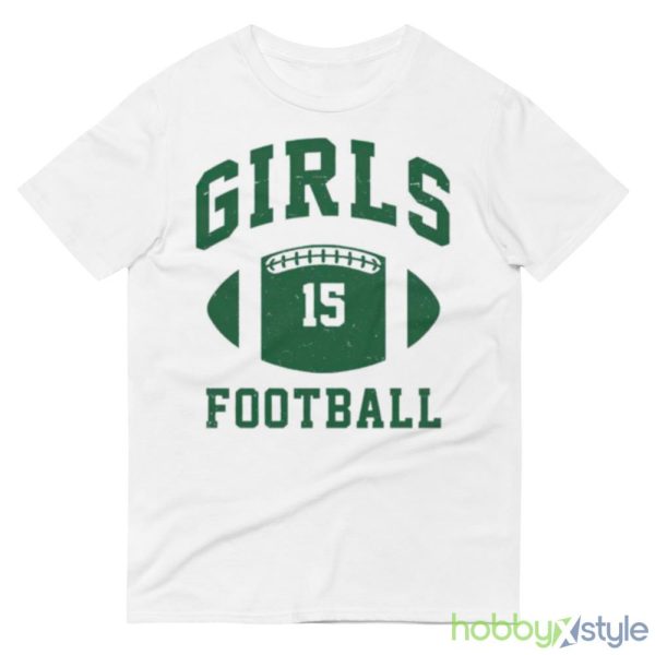 Girls football #15 shirt - 980 Lightweight Fashion Short Sleeve T-Shirt