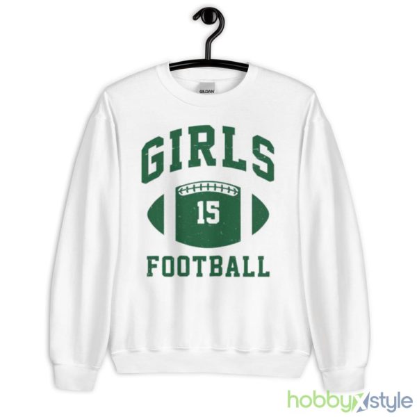 Girls football #15 shirt - 18000 Unisex Heavy Blend Crewneck Sweatshirt