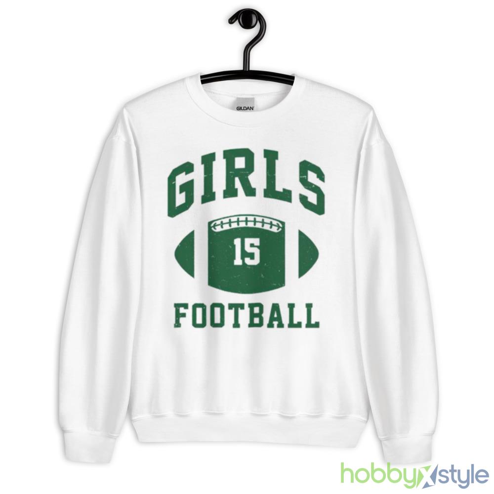 Girls football #15 shirt - 18000 Unisex Heavy Blend Crewneck Sweatshirt