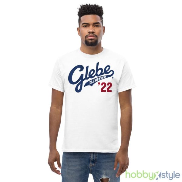 Glebe Elementary #22 White T Shirt Mockup - Men’s Classic Tee Gildan 5000