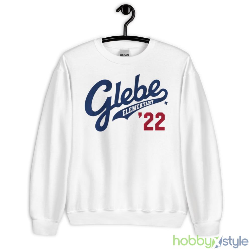 Glebe Elementary #22 White T Shirt Mockup - 18000 Unisex Heavy Blend Crewneck Sweatshirt