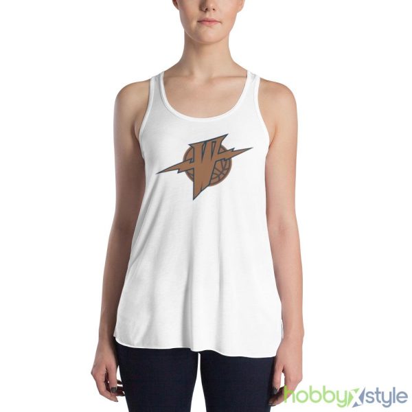 Golden State Warriors Alternate Logo shirt - 8800 Women's Flowy Racerback Tank