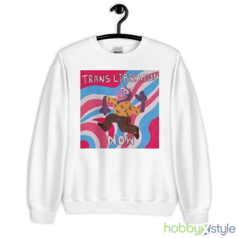 Gonzo Trans Liberation Now Shirt - 18000 Unisex Heavy Blend Crewneck Sweatshirt