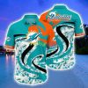 Great Miami Dolphins Hawaiian Aloha Shirt For Fans Product Photo 1