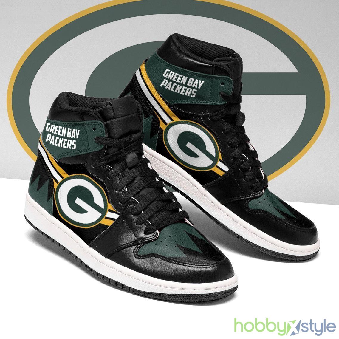 Green Bay Packers Sneaker Love Design High Top Shoes For Men And Women - Green Bay Packers Sneaker High Top Shoes