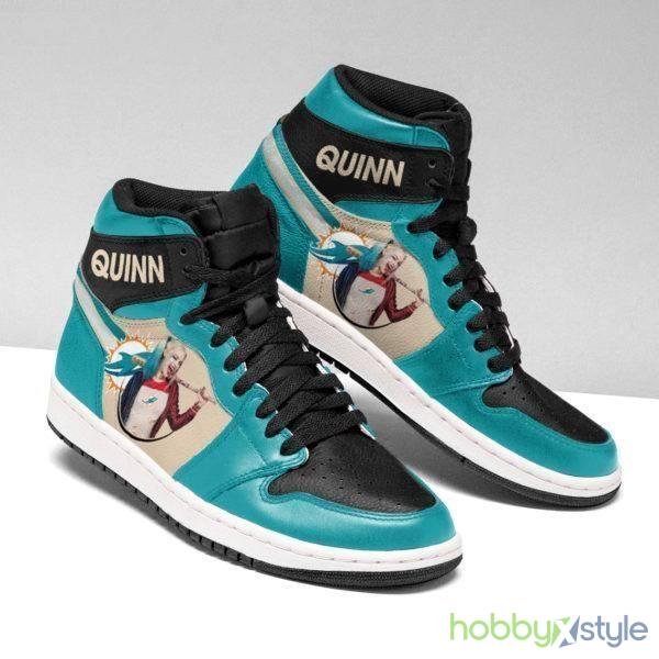 Harley Quinn NFL Miami Dolphins NFL Air Jordan High Top Shoes For Men And Women - Harley Quinn NFL Miami Dolphins NFL Fan’s Sport Shoes Air Sneakers