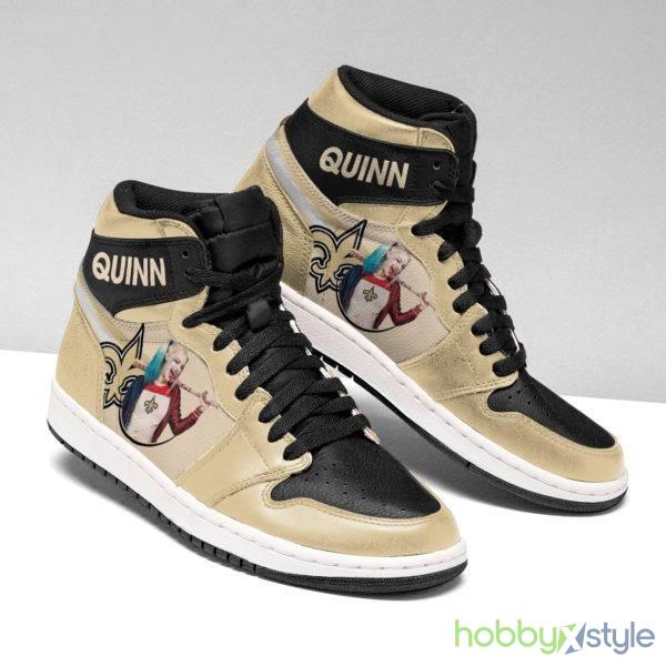 Harley Quinn NFL New Orleans Saints Air Jordan High Top Shoes For Men And Women - Harley Quinn NFL New Orleans Saints Air Sneakers For Men And Women