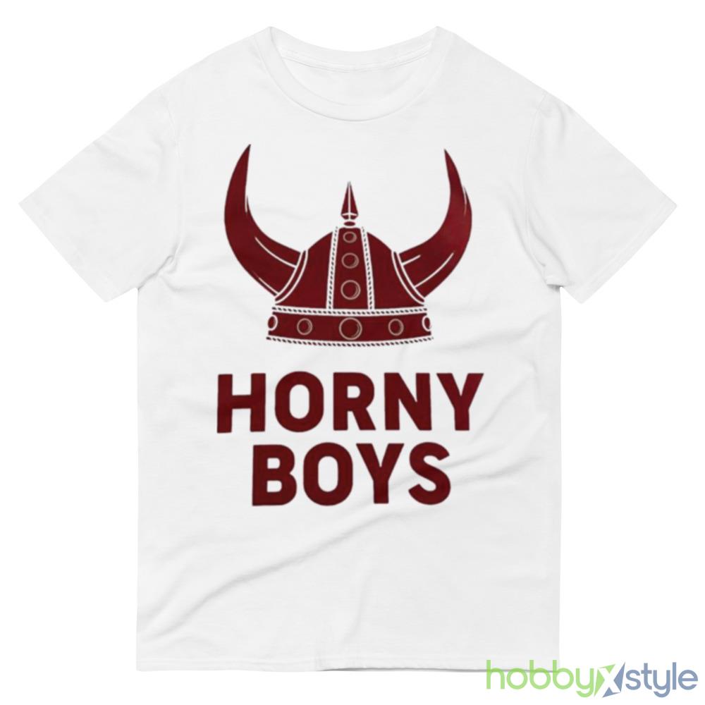 Horny Boys White T Shirt Mockup - 980 Lightweight Fashion Short Sleeve T-Shirt