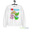 I love Huggies Design Shirt - 18000 Unisex Heavy Blend Crewneck Sweatshirt