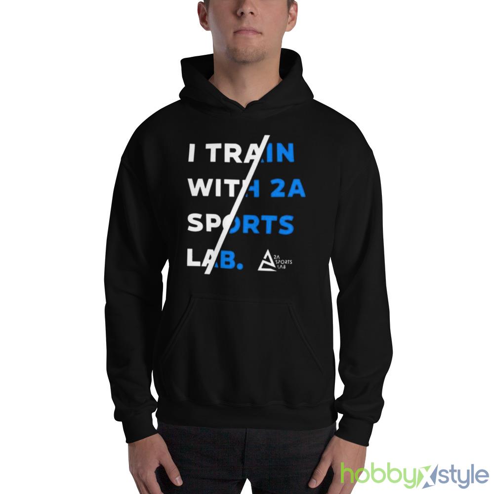 I Train With 2A Sports Lab Design Shirt - 18500 Unisex Heavy Blend Hooded Sweatshirt