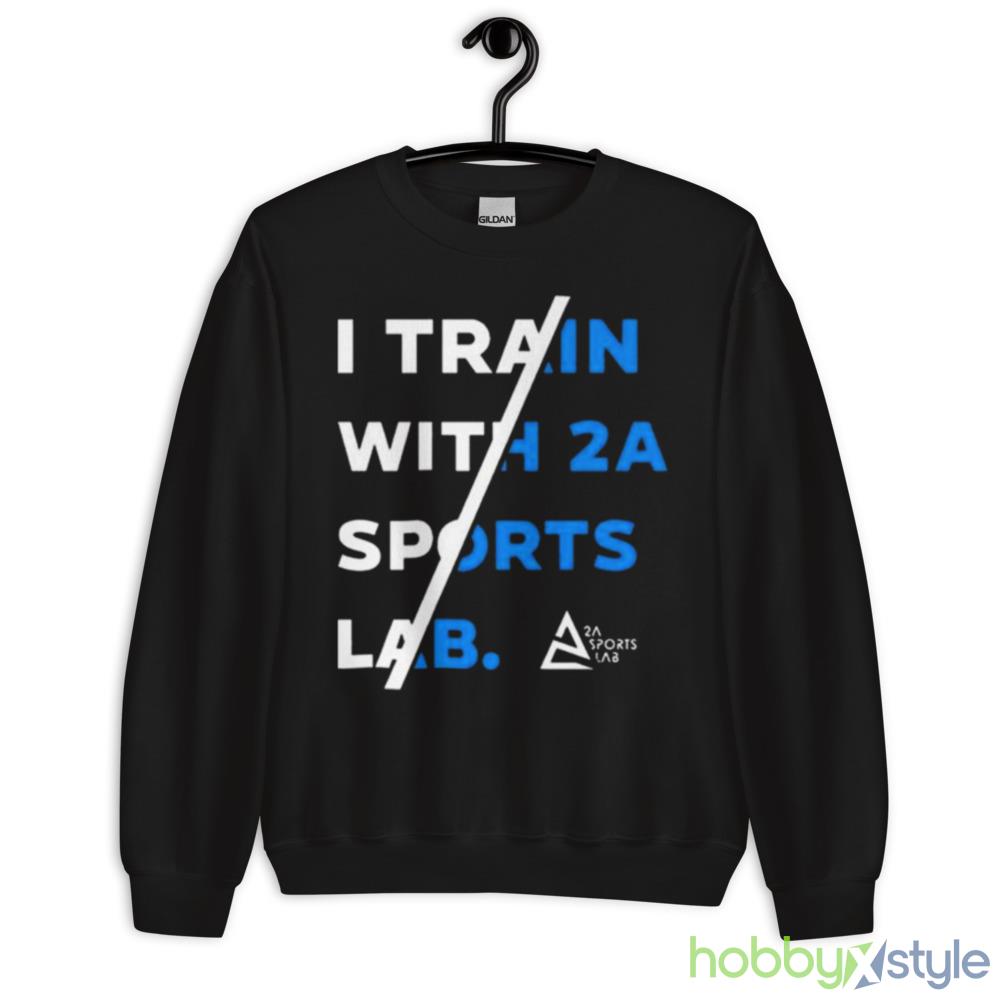 I Train With 2A Sports Lab Design Shirt - 18000 Unisex Heavy Blend Crewneck Sweatshirt