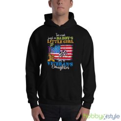 im A Veterans Daughter 4th Of July shirt - 18500 Unisex Heavy Blend Hooded Sweatshirt