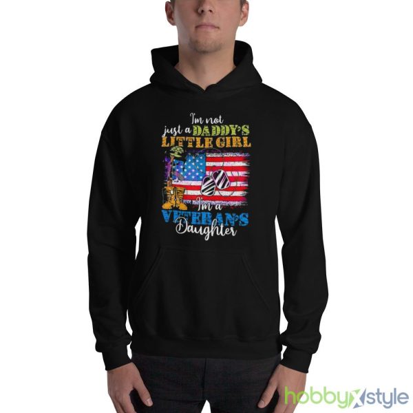im A Veterans Daughter 4th Of July shirt - 18500 Unisex Heavy Blend Hooded Sweatshirt