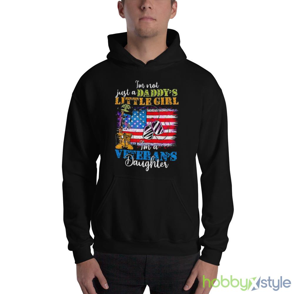 im A Veterans Daughter 4th Of July shirt - 18500 Unisex Heavy Blend Hooded Sweatshirt
