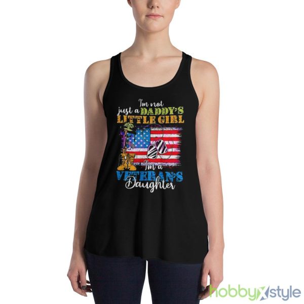 im A Veterans Daughter 4th Of July shirt - 8800 Women's Flowy Racerback Tank
