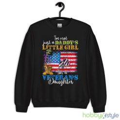im A Veterans Daughter 4th Of July shirt - 18000 Unisex Heavy Blend Crewneck Sweatshirt