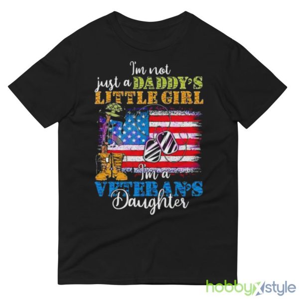 im A Veterans Daughter 4th Of July shirt - 980 Lightweight Fashion Short Sleeve T-Shirt