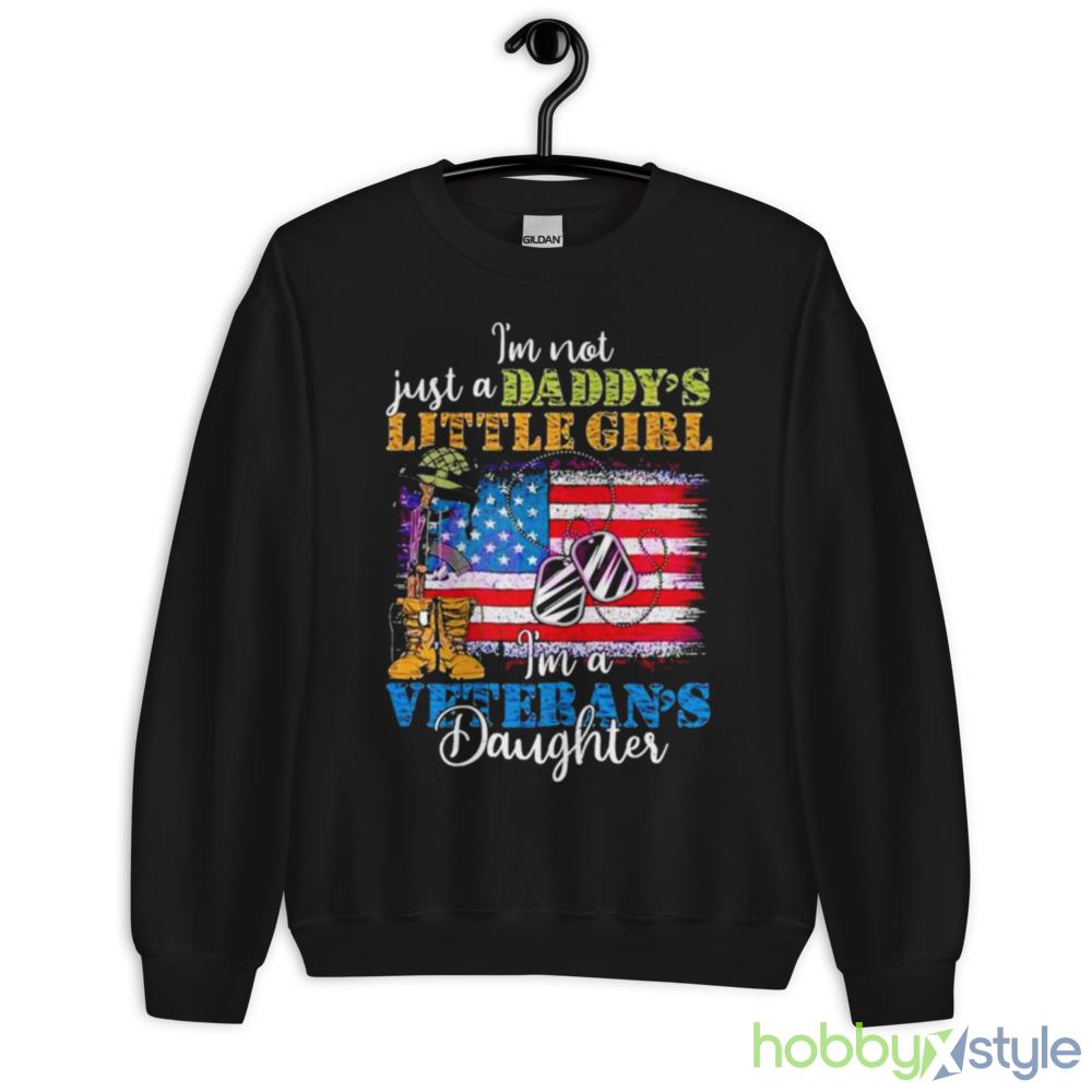im A Veterans Daughter 4th Of July shirt - 18000 Unisex Heavy Blend Crewneck Sweatshirt