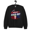 Independence Day 4th of july shirt - 18000 Unisex Heavy Blend Crewneck Sweatshirt