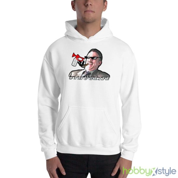 J Jonah Jameson Thug Life The Daily Bugle Spiderman shirt - 18500 Unisex Heavy Blend Hooded Sweatshirt