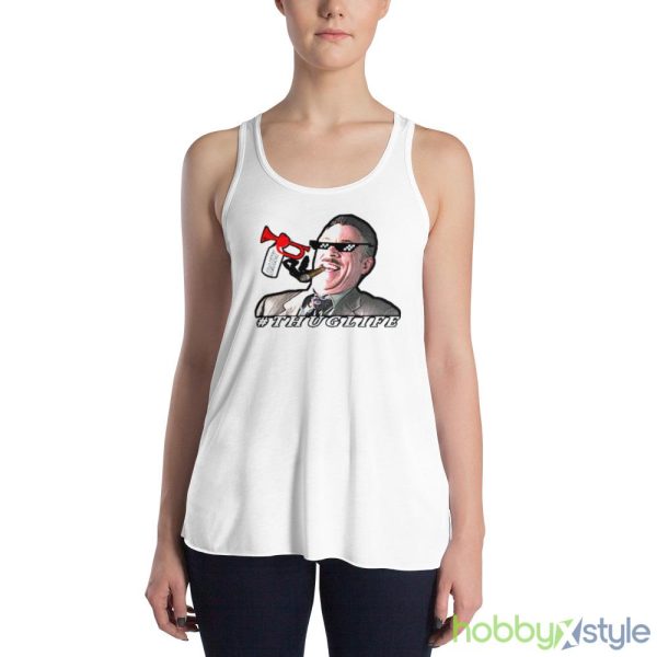 J Jonah Jameson Thug Life The Daily Bugle Spiderman shirt - 8800 Women's Flowy Racerback Tank