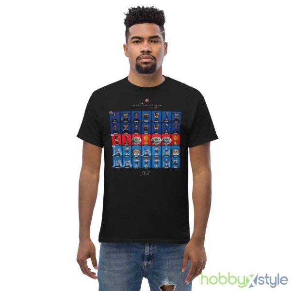 Josep Guardiola Giant Coach Archive Title T Shirt - Men’s Classic Tee Gildan 5000