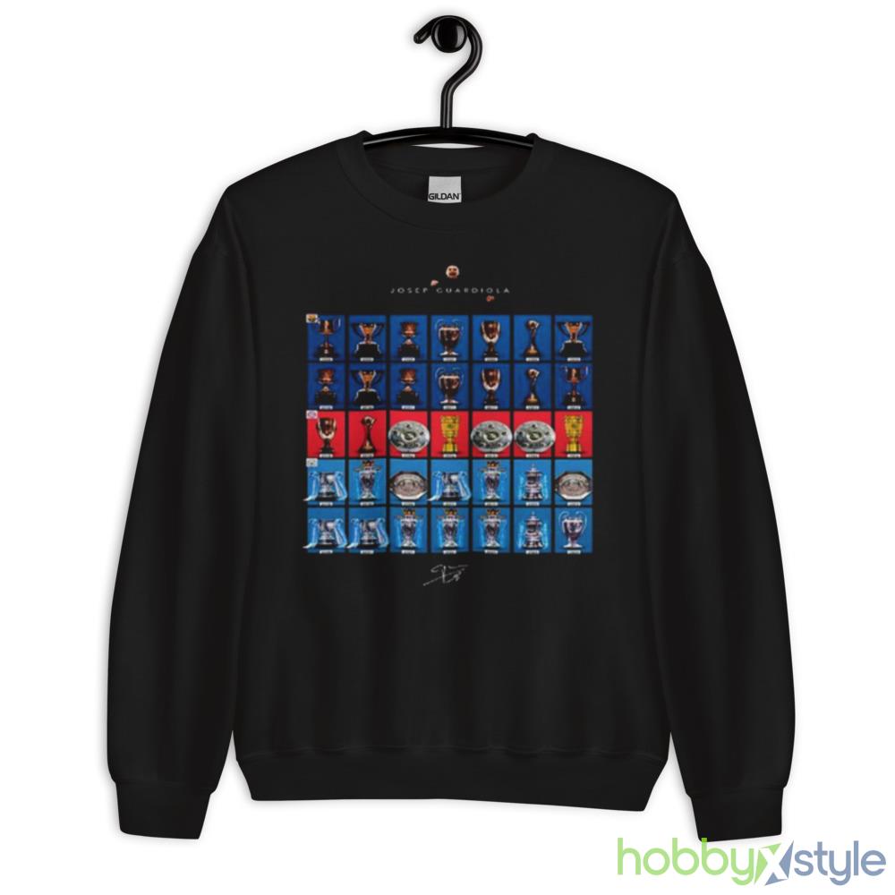 Josep Guardiola Giant Coach Archive Title T Shirt - 18000 Unisex Heavy Blend Crewneck Sweatshirt