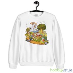 Kirby and friends summer shirt - 18000 Unisex Heavy Blend Crewneck Sweatshirt