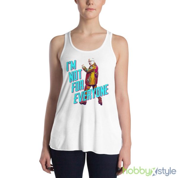 Leslie Jordan In I’m Not For Everyone By Brothers Osborne shirt - 8800 Women's Flowy Racerback Tank