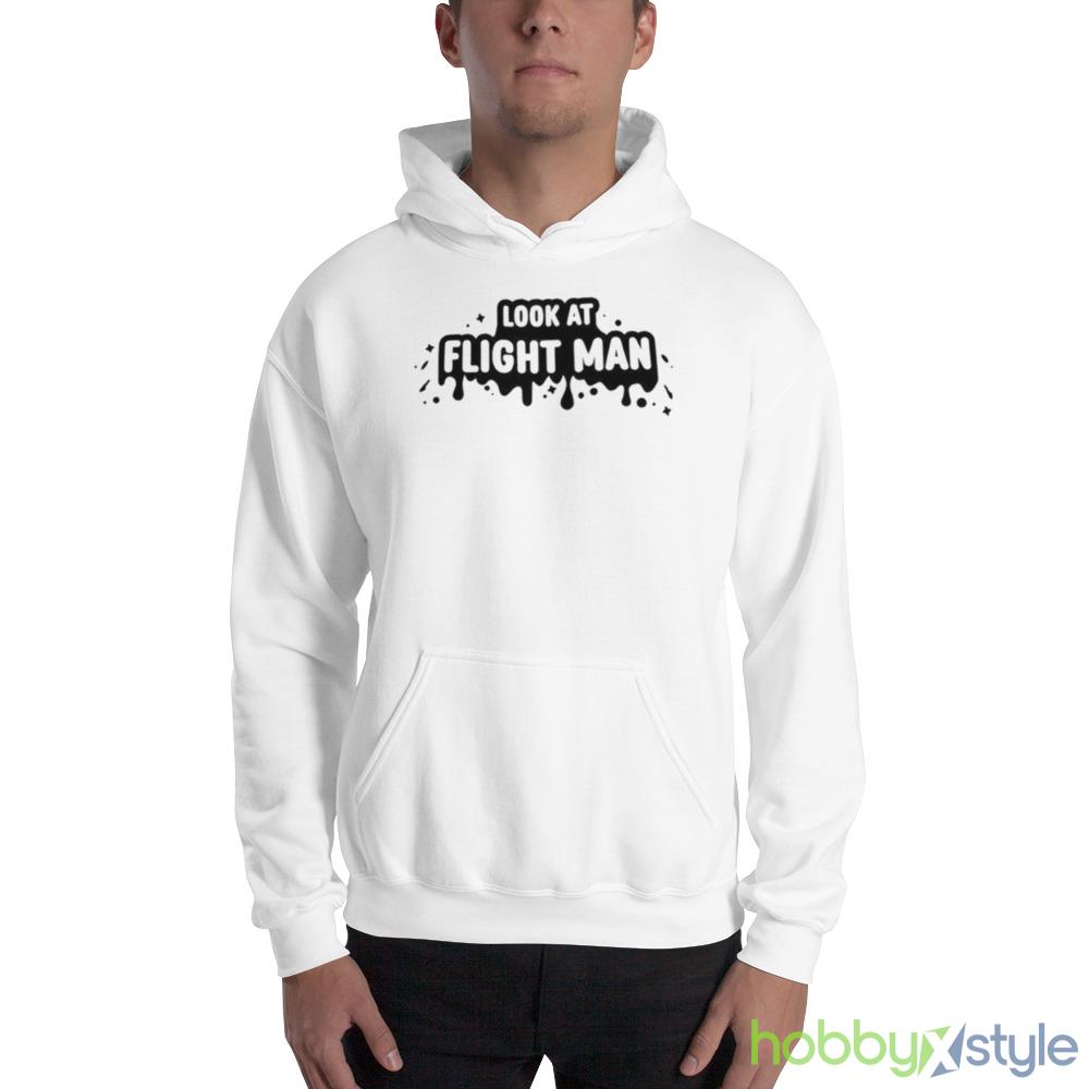 Look At Flight Man Flight Reacts shirt - 18500 Unisex Heavy Blend Hooded Sweatshirt