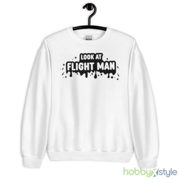 Look At Flight Man Flight Reacts shirt - 18000 Unisex Heavy Blend Crewneck Sweatshirt