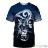 Los Angeles Rams Halloween Horror Night 3d T-Shirt For Men And Women - Los Angeles Rams T-shirt Halloween Horror Night gift for fan_1