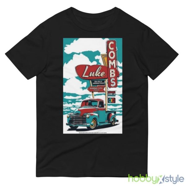 Luke Combs Kansas City MO GEHA Field at Arrowhead Stadium June 10 2023 Shirt - 980 Lightweight Fashion Short Sleeve T-Shirt