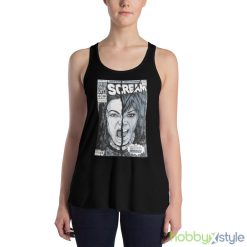 Mj History Scream Tired Of Injustice Tired Of The Schemes Shirt - 8800 Women's Flowy Racerback Tank