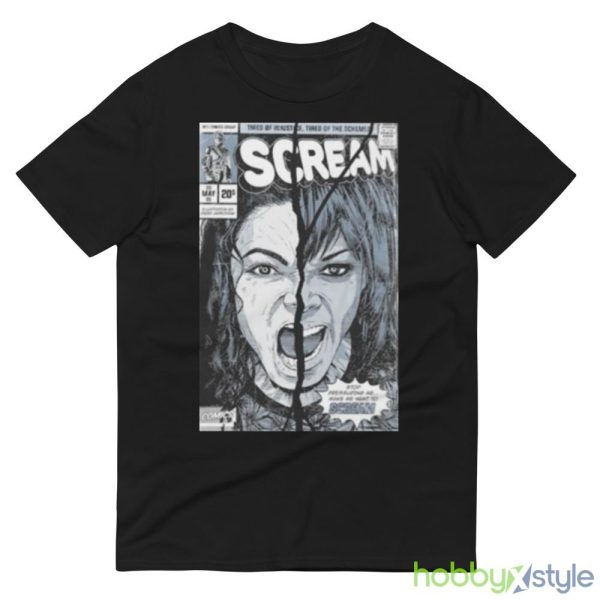 Mj History Scream Tired Of Injustice Tired Of The Schemes Shirt - 980 Lightweight Fashion Short Sleeve T-Shirt