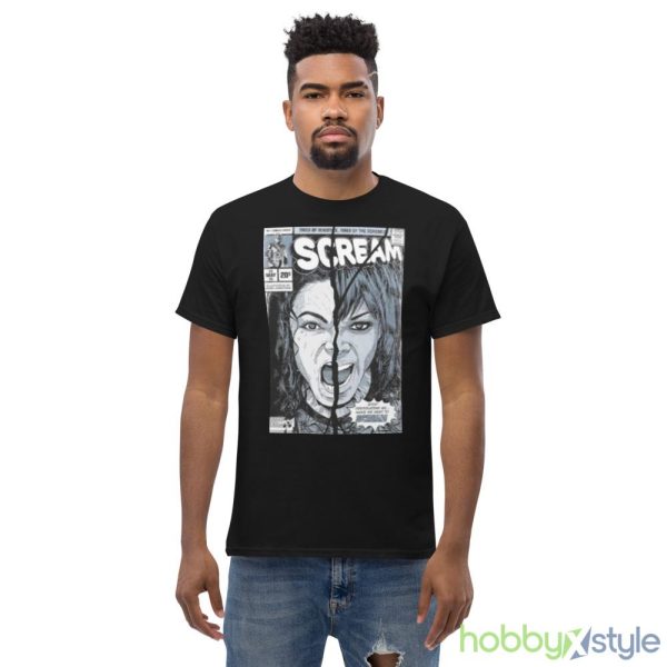 Mj History Scream Tired Of Injustice Tired Of The Schemes Shirt - Men’s Classic Tee Gildan 5000