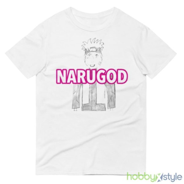 Narugod Naruto paint White T Shirt Mockup - 980 Lightweight Fashion Short Sleeve T-Shirt