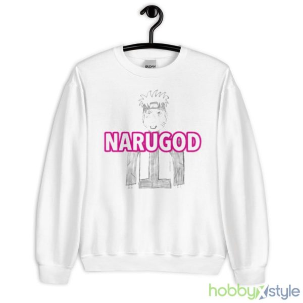 Narugod Naruto paint White T Shirt Mockup - 18000 Unisex Heavy Blend Crewneck Sweatshirt