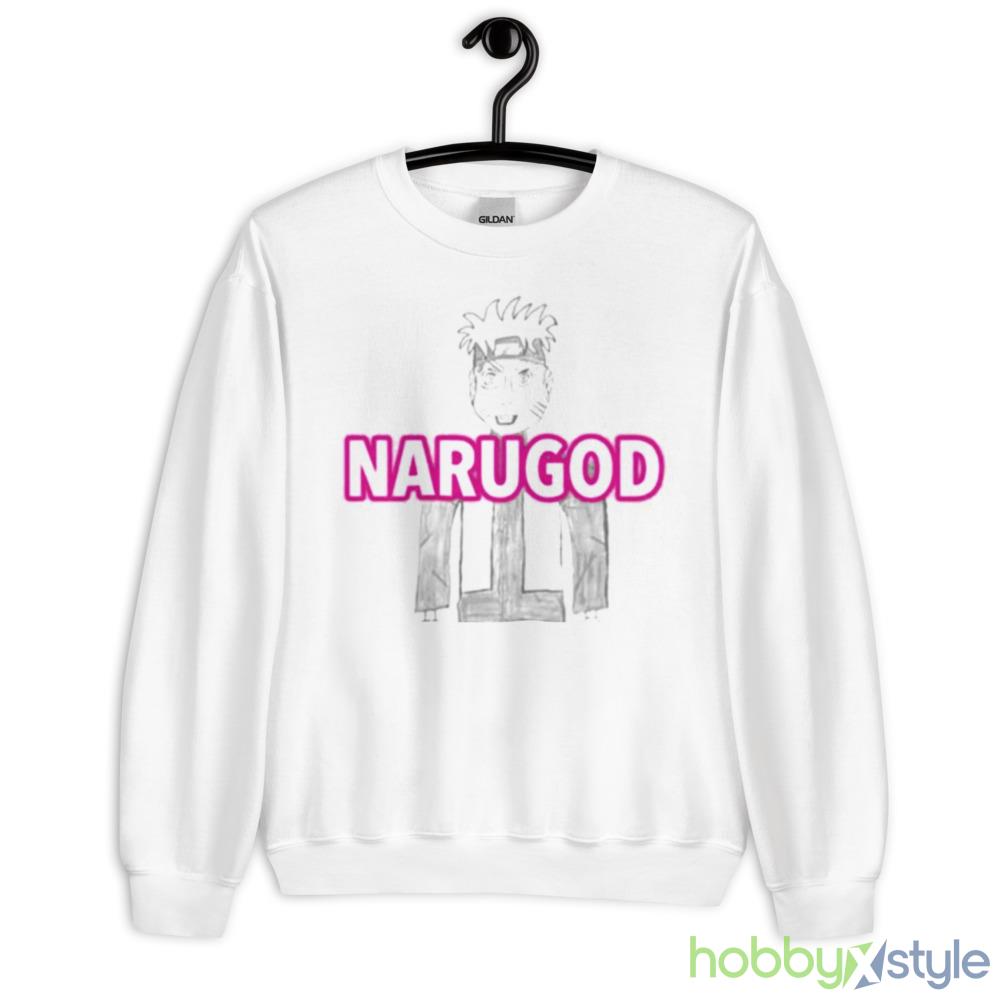 Narugod Naruto paint White T Shirt Mockup - 18000 Unisex Heavy Blend Crewneck Sweatshirt