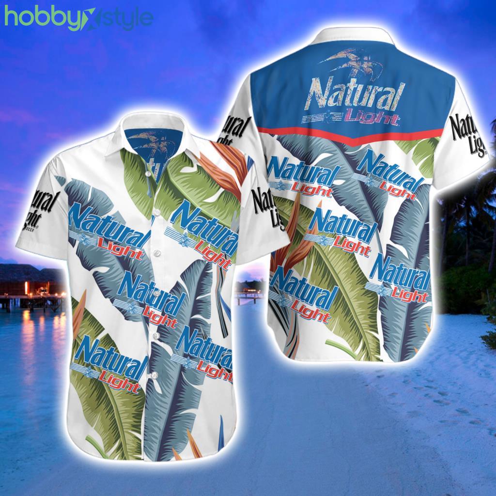 Natural Light Hawaiian Beach Shirt, Hawaiian Shirts For Men, Women Product Photo 1
