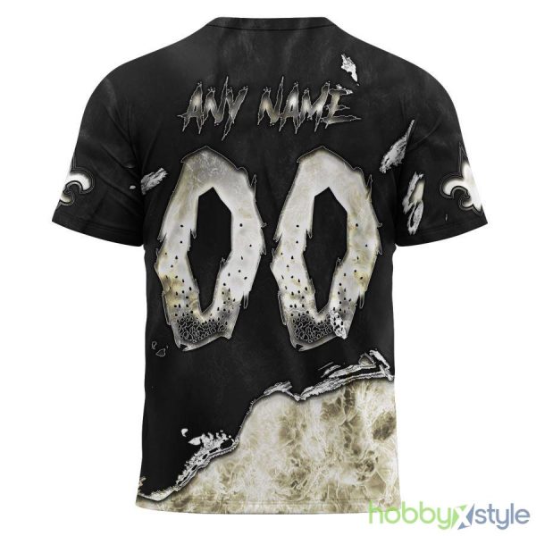 New Orleans Saints Devil Eyes 3d T-Shirt For Men And Women - New Orleans Saints T-shirt 3D devil eyes gift for fans_2