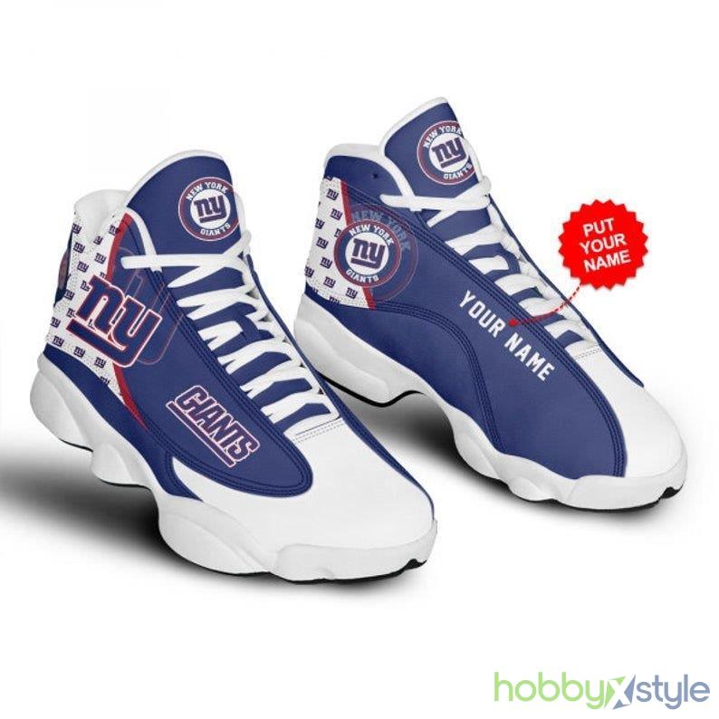 New York Giants AJ Fan Custom Name Air Jordan For Men And Women - Custom Name New York Giants AJ Fan
