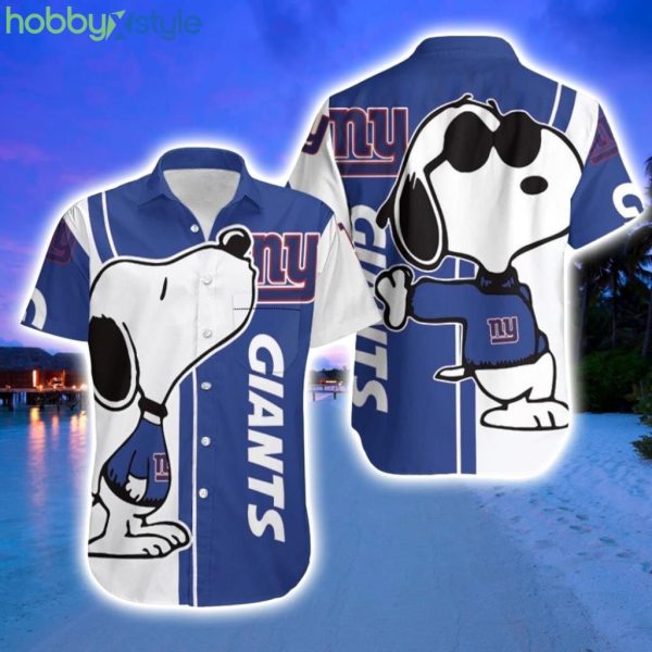 New York Giants Hawaiian Aloha Shirt For Big Fans Product Photo 1