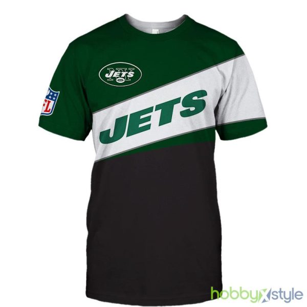 New York Jets New Style 3d T-Shirt For Men And Women - New York Jets T-shirt 3D new style Short Sleeve gift for fan_1