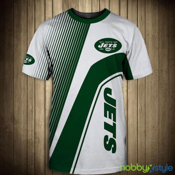 New York Jets O Neck Nfl 3d T-Shirt For Men And Women - New York Jets T-shirt 3D Short Sleeve O Neck gift for fan NFL_1