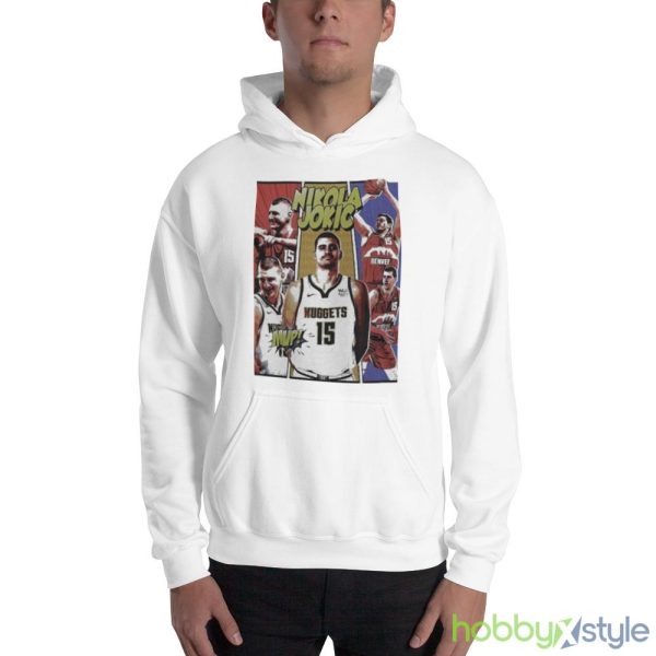Nikola Jokic MVP Denver Nuggets 2023 Shirt - 18500 Unisex Heavy Blend Hooded Sweatshirt