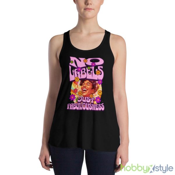 No Labels Just Fabulousness Pride Month shirt - 8800 Women's Flowy Racerback Tank