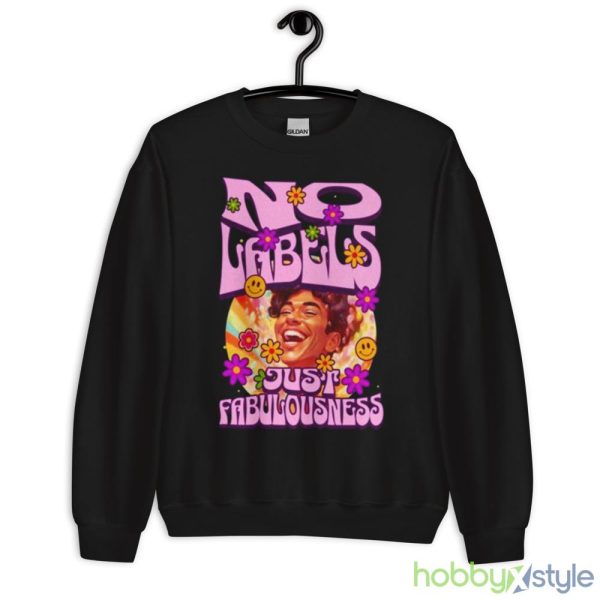 No Labels Just Fabulousness Pride Month shirt - 18000 Unisex Heavy Blend Crewneck Sweatshirt