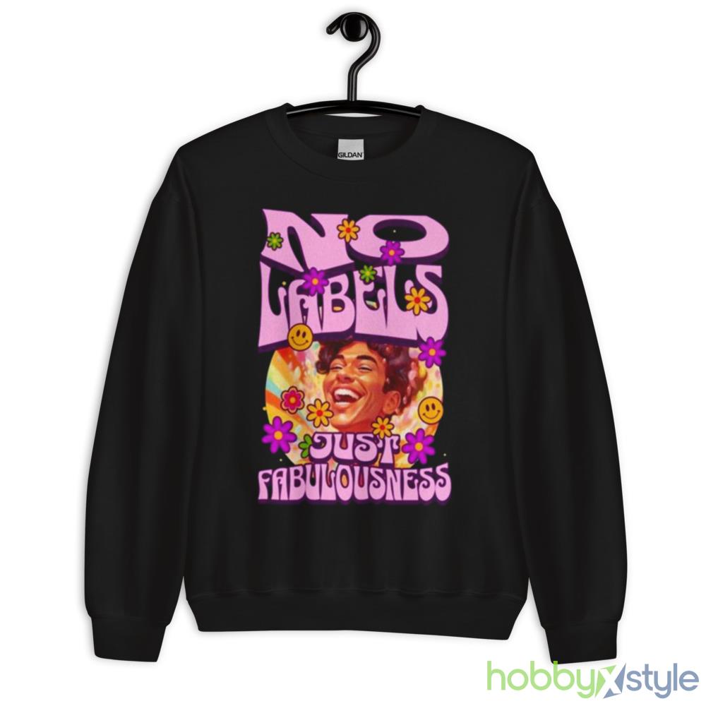 No Labels Just Fabulousness Pride Month shirt - 18000 Unisex Heavy Blend Crewneck Sweatshirt