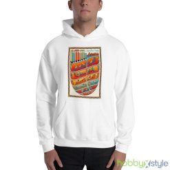 OAR Boston MA August 15 2023 Poster Shirt - 18500 Unisex Heavy Blend Hooded Sweatshirt